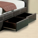 Homelegance Storey Upholstered Platform Bed w/ Drawer Box