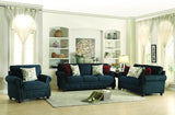 Homelegance Summerson Sofa in Navy Fabric