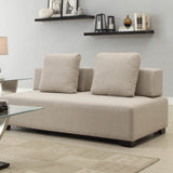 Homelegance Transformation 2 Piece Sectional in Neutral Linen