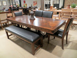 Homelegance Urbana Dining Table In Burnished