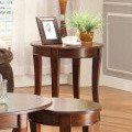 Homelegance Violetta End Table in Warm Cherry