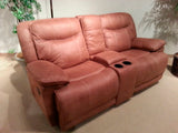 Homelegance Wasola Love Seat & Sofa In Brown Polyester
