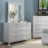 Homelegance Zandra 6 Drawer Dresser in White