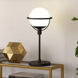 Hudson & Canal Cieonna Blackened Bronze Globe Table Lamp