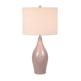 Hudson & Canal Niklas Table Lamp in Dusty Rose