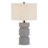 Hudson & Canal Reyna table lamp in concrete