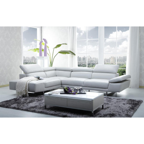 J&M 1717 Italian Leather Sectional