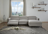 J&M Furniture Antonio Sectional in Right Hand Facing in Chalk