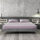 J&M Furniture Braga 3 Piece Platform Bedroom Set in Grey Lacquer