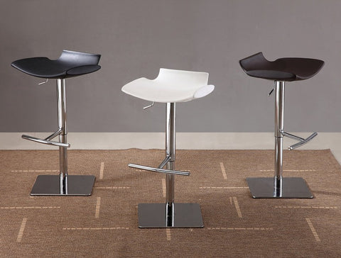 J&M Furniture C159-3 Swivel White Barstool