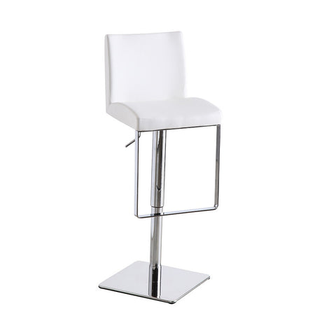 J&M Furniture C171-3 White Swivel Barstool