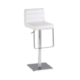 J&M Furniture C192-3 White Swivel Barstool