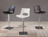 J&M Furniture C203-3 White Swivel Barstool