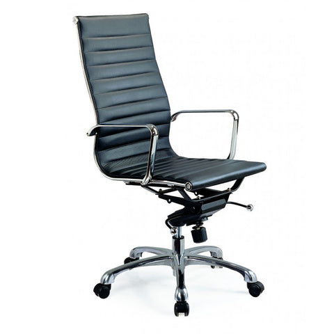 J&M Furniture Comfy High Back Black Office Chair