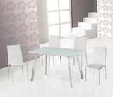 J&M Furniture DC-13 Dining Chair in White