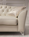 J&M Furniture Divina Sofa in Butter Leather