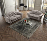 J&M Furniture Divina Sofa in Taupe Fabric