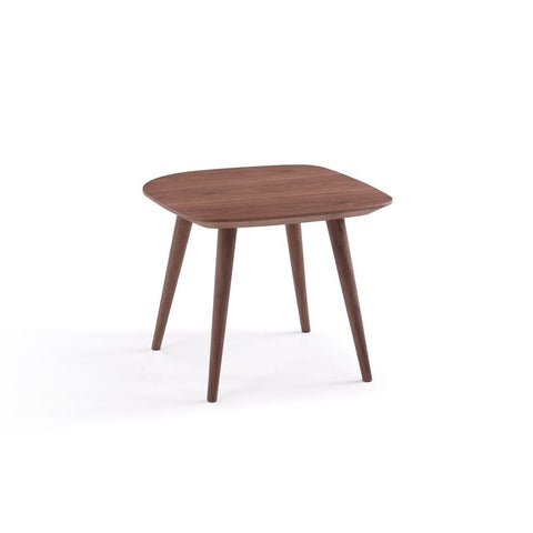 J&M Furniture Downtown End Table in Walnut