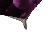 J&M Furniture Glitz Sofa in Purple