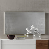 J&M Furniture Lisbon Dresser w/ Mirror in White & Walnut
