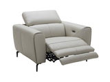 J&M Furniture Lorenzo Chair in Light Grey