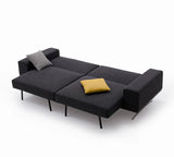 J&M Premium Sofa Bed K56 In Grey Fabric