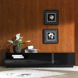 J&M Furniture TV Stand 027 in Black High Gloss