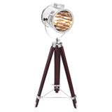 Lumisource Ahoy Floor Lamp In Chrome And Cherry
