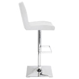 Lumisource Captain Bar Stool In White