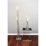 Lumisource Icicle Floor Lamp In Brushed Nickel