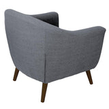 Lumisource Rockwell Accent Chair In Charcoal Grey