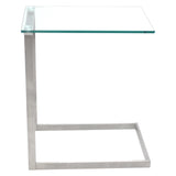 Lumisource Zenn Glass End Table In Glass