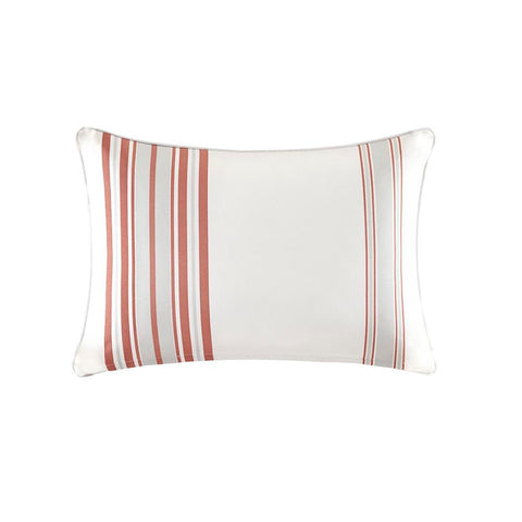 Madison Park Newport Printed Stripe 3M Scotchgard Outdoor Oblong Pillow 14x20"