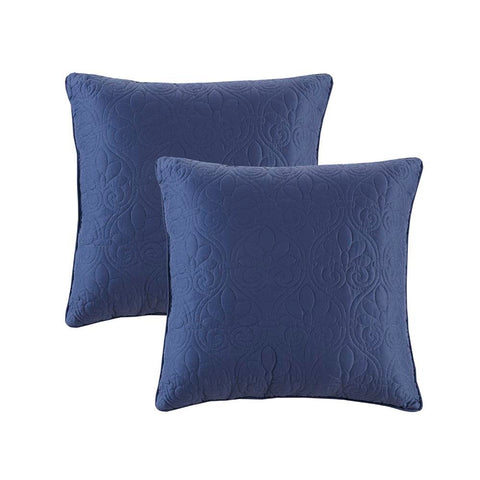 Madison Park Quebec 20x20" Quilted Square Pillow Pair 20x20"