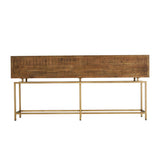 Moes Home Aristocrat Console Table in Natural