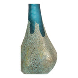 Moes Home Blossom Vase in Sky Blue