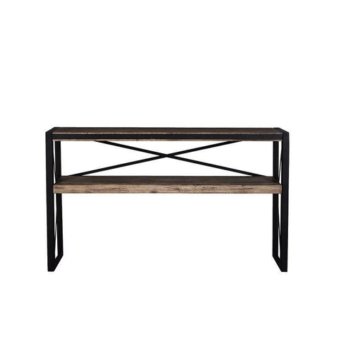 Moes Home Bronx Console Table in Light Brown
