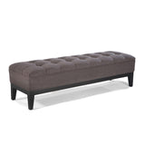 Moes Home Capello Bench in Charcoal