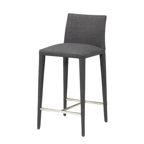 Moes Home Catina Counter Stool in Charcoal