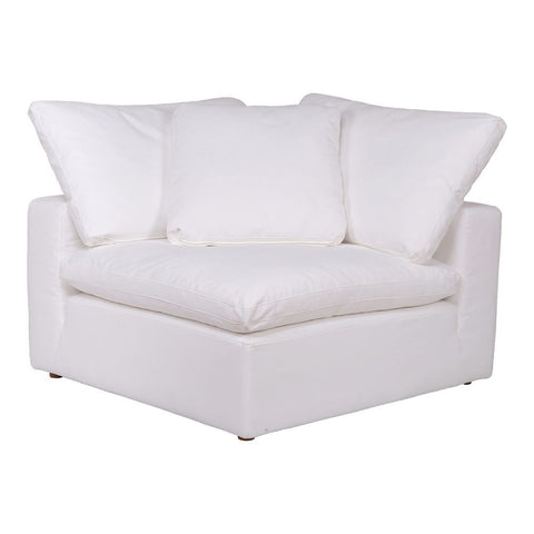 Moes Home Clay Corner Chair Livesmart Fabric Cream