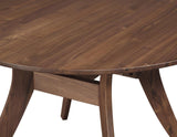 Moes Home Collection Florence Round Dining Table In Walnut