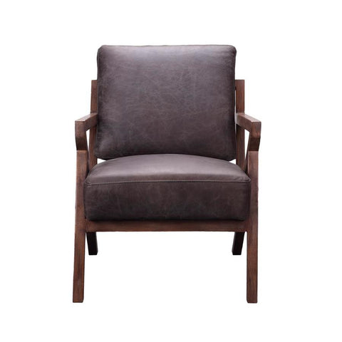 Moes Home Drexel Arm Chair in Antique Ebony