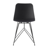 Moes Home Esterno Outdoor Chair in Black - Set Of Two