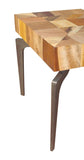 Moes Home Gajel Side Table w/Metal Legs