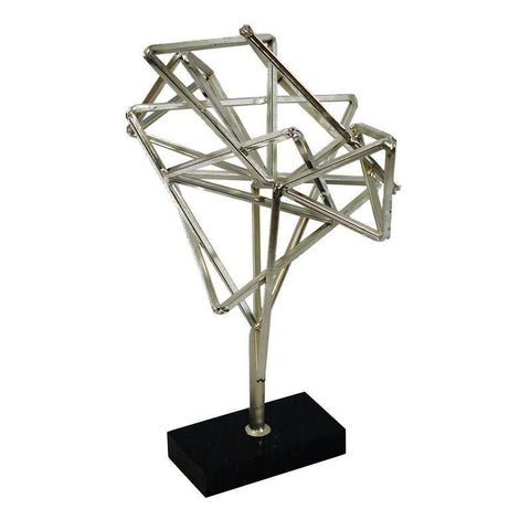 Moes Home Geometry Table Top Decor in Silver