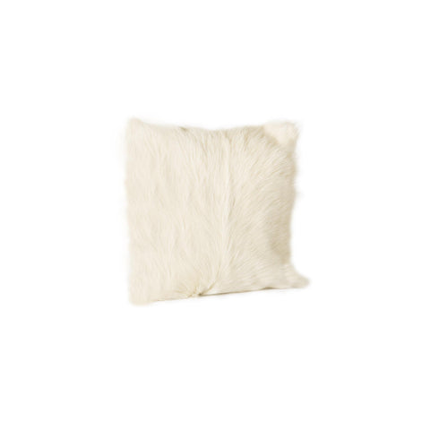 Moes Home Goat Fur Pillow Natural