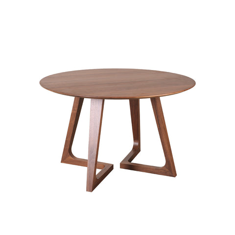 Moes Home Godenza Dining Table Round Walnut