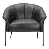 Moes Home Gordon Arm Chair in Black