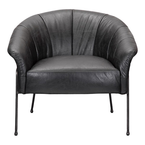 Moes Home Gordon Arm Chair in Black