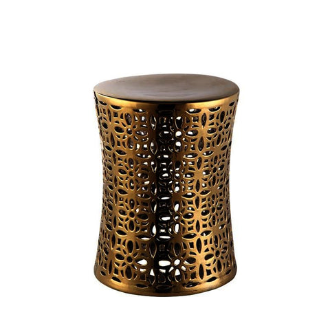 Moes Home Ionian Stool in Gold